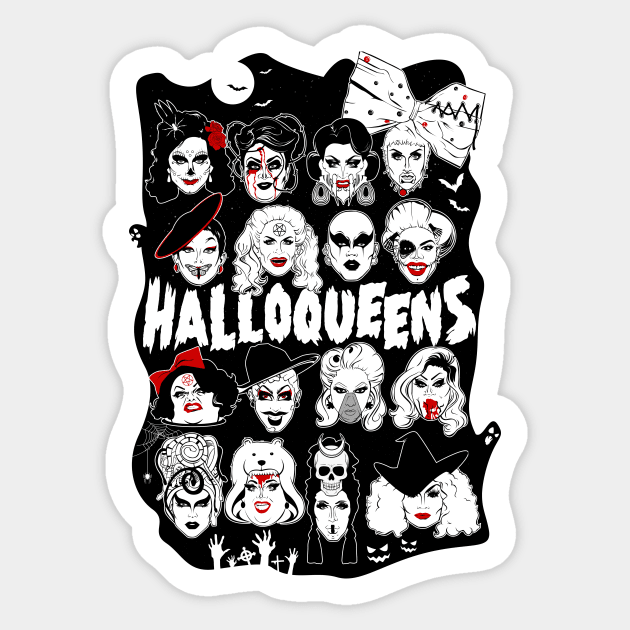 Halloqueens from RuPaul's Drag Race Sticker by dragover